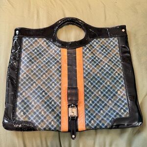 L.A.M.B foldable clutch